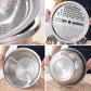 🔥HOT SALE 49% OFF-🌞🍴German Quality 3-in-1 Stainless Steel Grater Bowl | Food Safe | Dishwasher Safe