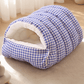 🔥Cat Beds for Indoor Cats,Cat Cave Bed Cat Tent with Removable Cushion, Warm Cave Nest Sleeping Bed Puppy House for Cats Small Dogs