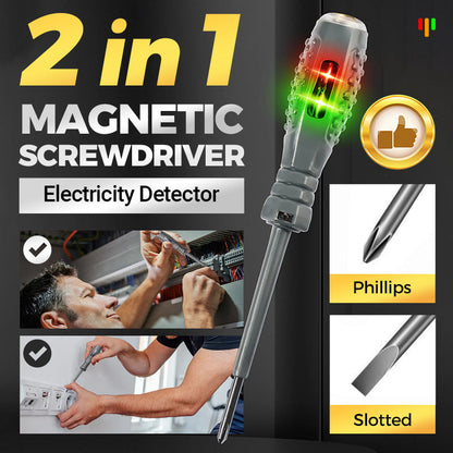 💥BUY 1 GET 1 FREE💥2-in-1  High Torque Strong Magnetic Screwdriver Electricity Detector