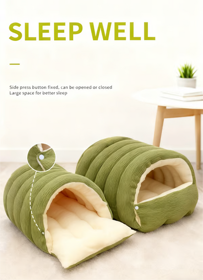 🔥Cat Beds for Indoor Cats,Cat Cave Bed Cat Tent with Removable Cushion, Warm Cave Nest Sleeping Bed Puppy House for Cats Small Dogs