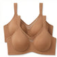 🏆 Last Day Special Price £7.99! 💐Women's Elegant Sheer Full Coverage Plus Size Bra