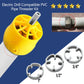 ✨Last Day Promotion 49% OFF 🛠️Electric Drill Compatible PVC Pipe Threader Kit with Various Die Sizes