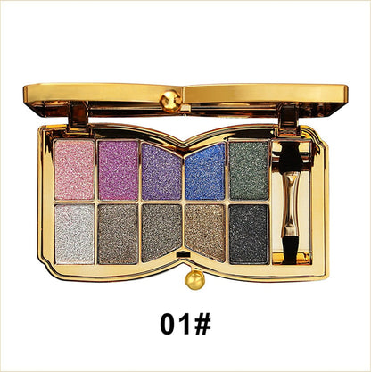 💥LAST DAY 49% OFF🔥10 Colors Glitter Shimmer Eyes Shadow Pallet