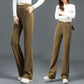 🎁Early Winter Sale 49% Off✨Women's Versatile Simple Stretch Elastic Waist Loose Wide Leg Pants