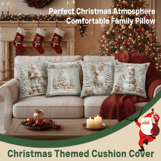 🎅Christmas Season Gift Idea￡6.49!!🎁Christmas Themed Cushion Cover🛋️