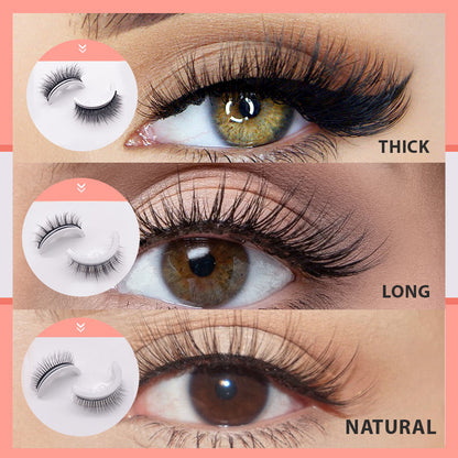 🔥 LAST DAY PROMOTION - BUY 1 GET 1 FREE ✨Reusable Self-Adhesive Eyelashes
