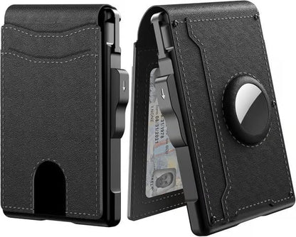 🔥Last Day 49% OFF-Men's Simple Bifold Wallet- with Pop Up Aluminum Case Money Clip Slim Leather Slots Credit Card Holder RFID Blocking Bifold Minimalist Wallet(🎁Perfect Gift)