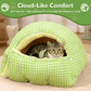 🔥Cat Beds for Indoor Cats,Cat Cave Bed Cat Tent with Removable Cushion, Warm Cave Nest Sleeping Bed Puppy House for Cats Small Dogs