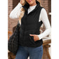 ✨️Cozy Without Bulk: Puffer Vest Women Sleeveless Zip Up Outerwear