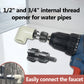 ✨Last Day Promotion 49% OFF 🛠️Electric Drill Compatible PVC Pipe Threader Kit with Various Die Sizes