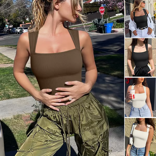 🔥Last Day Promotion 49% OFF - Sleeveless Tummy Control Tank Tops Bodysuits🎉
