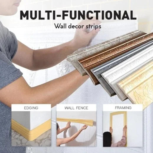 3D Wall Edging-Self-Adhesive Environmental Protection 3D Wall Edging Strip-1