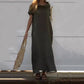 💃Women’s Cowl Neck Cotton and Linen Casual Dress
