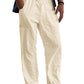 Men's linen beach casual loose-fitting pants