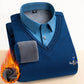 🎁Early Winter Sale 49% Off🔥Men's Thermal Fleece Lined Double Layer Sweater