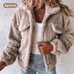 🎁Last Day 49% Off🔥Turn-down Collar Buttoned Teddy Jacket💥Buy 2 Free Shipping