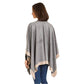 🎁Last Day Promotion 49% Off🔥Women's Elegant Color Block Poncho Wrap for Fall & Winter