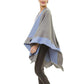 🎁Last Day Promotion 49% Off🔥Women's Elegant Color Block Poncho Wrap for Fall & Winter