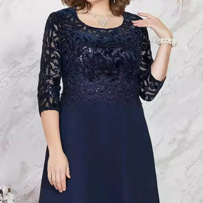 🌸Spring Specials 49% OFF🌸Elegance Lace Plus-Size Dress