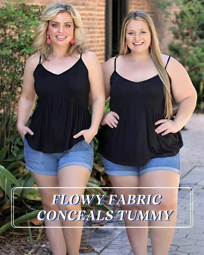 🏆LAST DAY SALE 49% OFF - Loose-fitting Tank Top With Built-in Bra