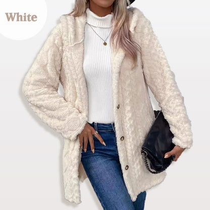 💥LAST DAY SALE 50% OFF⏰50K+ SOLD! ✨Women's Warm Diamond Pattern Hooded Jacket