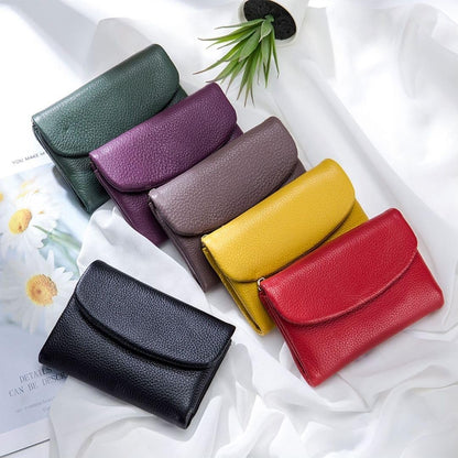 🔥⏰Unisex Pebble Real Leather RFID Wallet🔥