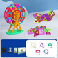 🎁🔥🧲 Children's Magnetic Building Blocks – STEM Educational Toys